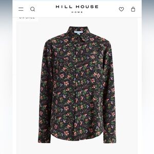 Hill House Long Sleeve Crepe Blouse